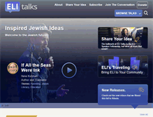 Tablet Screenshot of elitalks.org